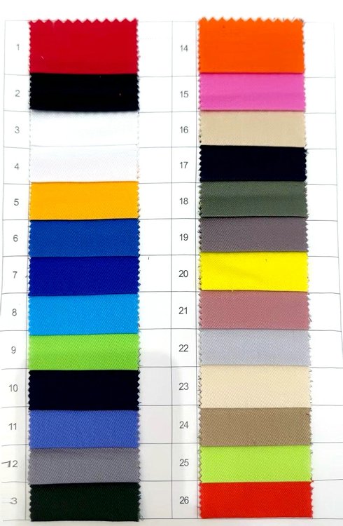 100% Cotton Twill Fabrics Uniform Fabrics Ready Goods In Stock