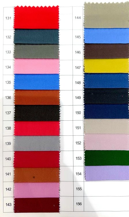 100% Cotton Twill Fabrics Uniform Fabrics Ready Goods In Stock
