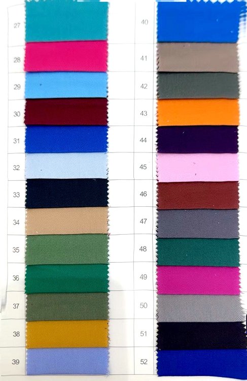 100% Cotton Twill Fabrics Uniform Fabrics Ready Goods In Stock