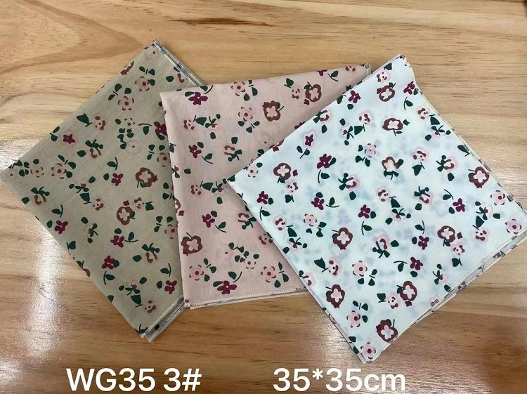 100% Cotton Printing Handkerchief for Ladies