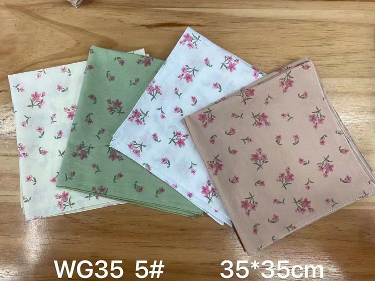 100% Cotton Printing Handkerchief for Ladies