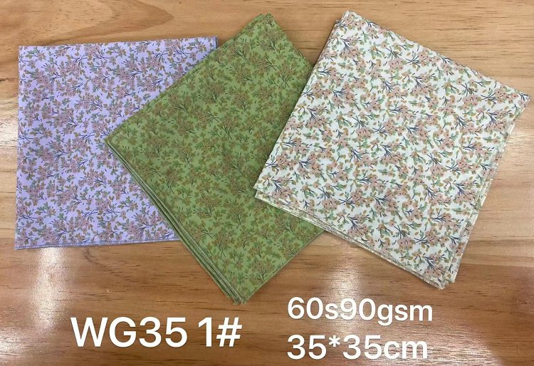 100% Cotton Printing Handkerchief for Ladies