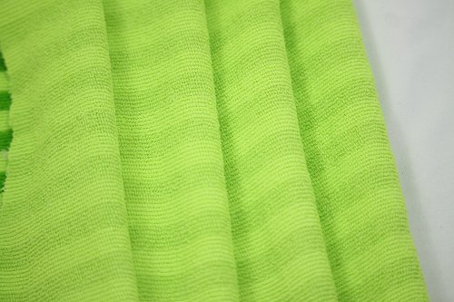 100% Polyester Stripe Microfiber Cloth Fabric Towel For Cleaning