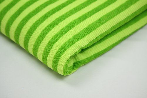 100% Polyester Stripe Microfiber Cloth Fabric Towel For Cleaning