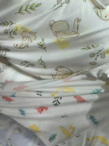 Bamboo Spandex Print Jersey Fabric For Baby Ready Goods